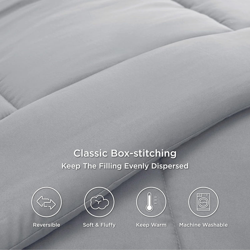 BEDSURE Winterbettdecke 135x200 Warm and Weiche - Bettdecke 135 x 200 Winter 450GSM Füllung, Öko Tex