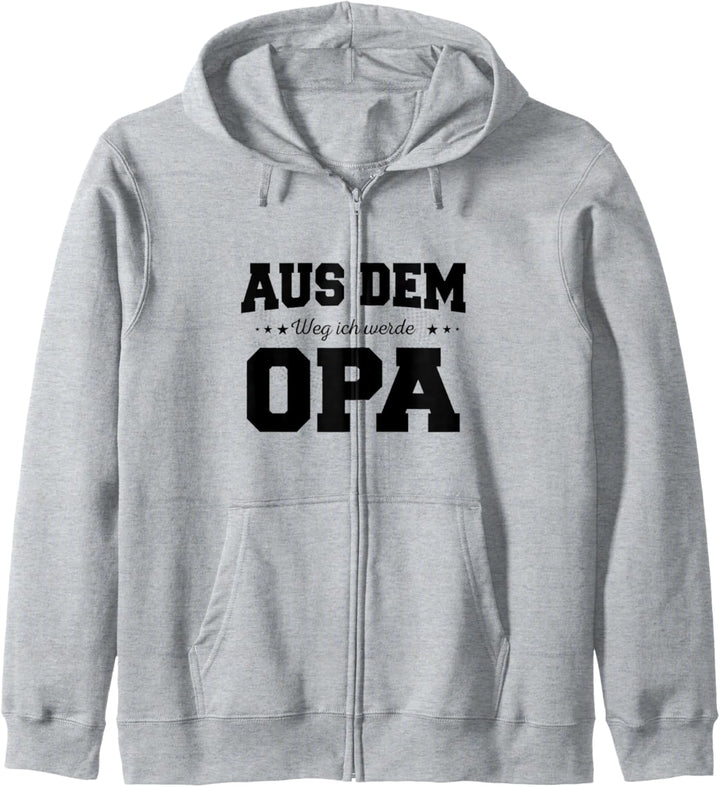 Aus dem Weg Ich werde Opa Baby Kapuzenjacke