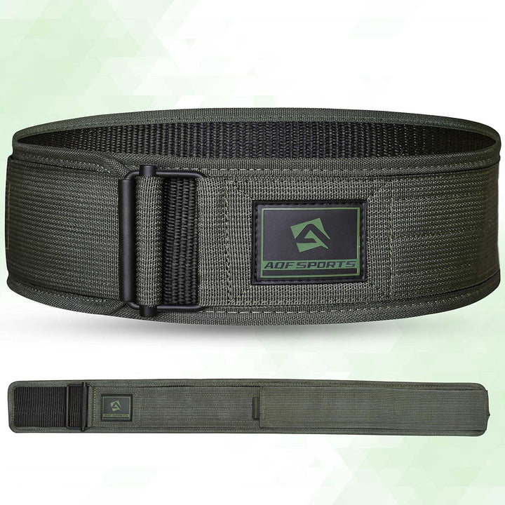 AQF Gewichthebergürtel, 4"/10.2cm Autolock Nylon Gürtel, Functional Training Bodybuilding Fitness Gü