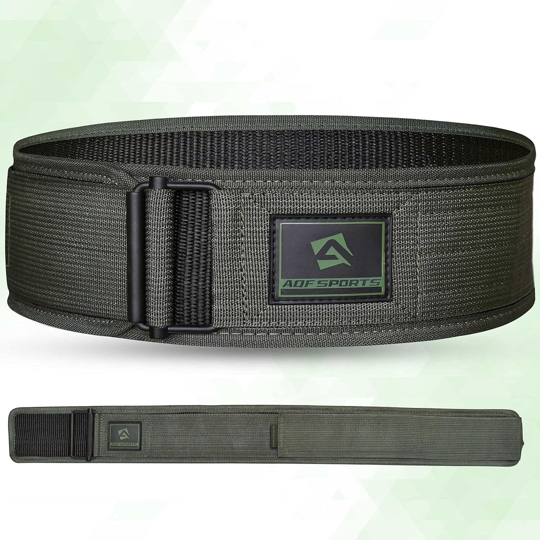 AQF Gewichthebergürtel, 4"/10.2cm Autolock Nylon Gürtel, Functional Training Bodybuilding Fitness Gü