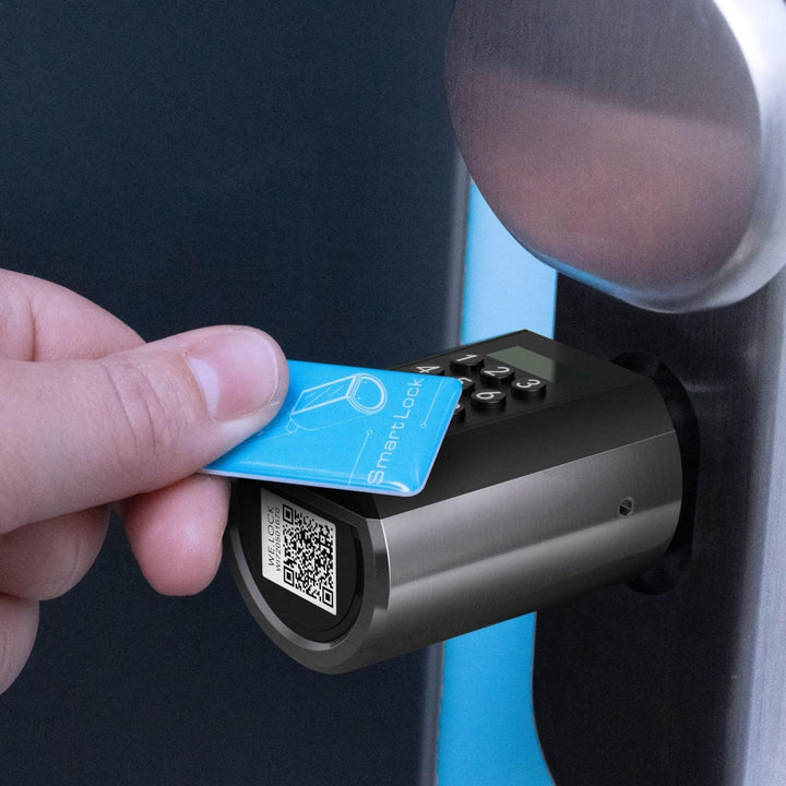 WELOCK PCB41 Elektronisches Tür-Schliesszylinder Haustür mit Zahlencode RFID-Karte APP Wi-Fi Türschl