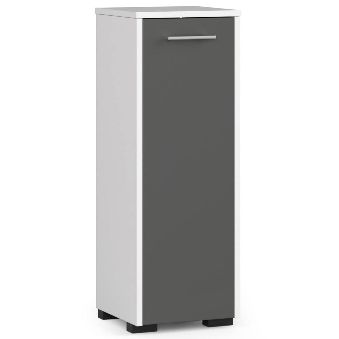 AKORD Stehender Badezimmerschrank schränke | Badezimmer kommode | FIN S30 eintürig | B30 x H82 x T30
