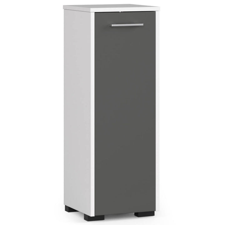AKORD Stehender Badezimmerschrank schränke | Badezimmer kommode | FIN S30 eintürig | B30 x H82 x T30