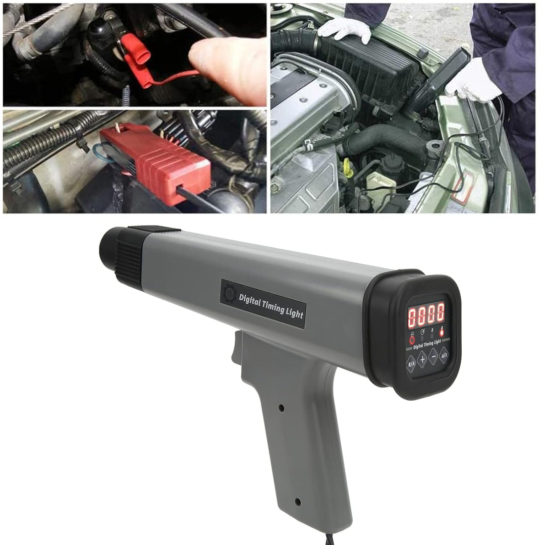 Einstelle,Induktives Timing Licht,Digits Motor Licht Induktives Stroboskop 12 V Zündzeitpunkt für Au