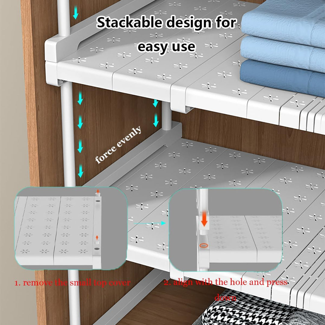 Küchenschrank Organizer Erweiterbar Lagerregal Verstellbares Separator Schuhe Regaltrenner DIY Teile