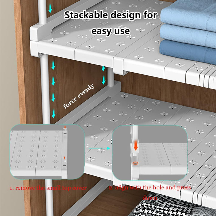 Küchenschrank Organizer Erweiterbar Lagerregal Verstellbares Separator Schuhe Regaltrenner DIY Teile
