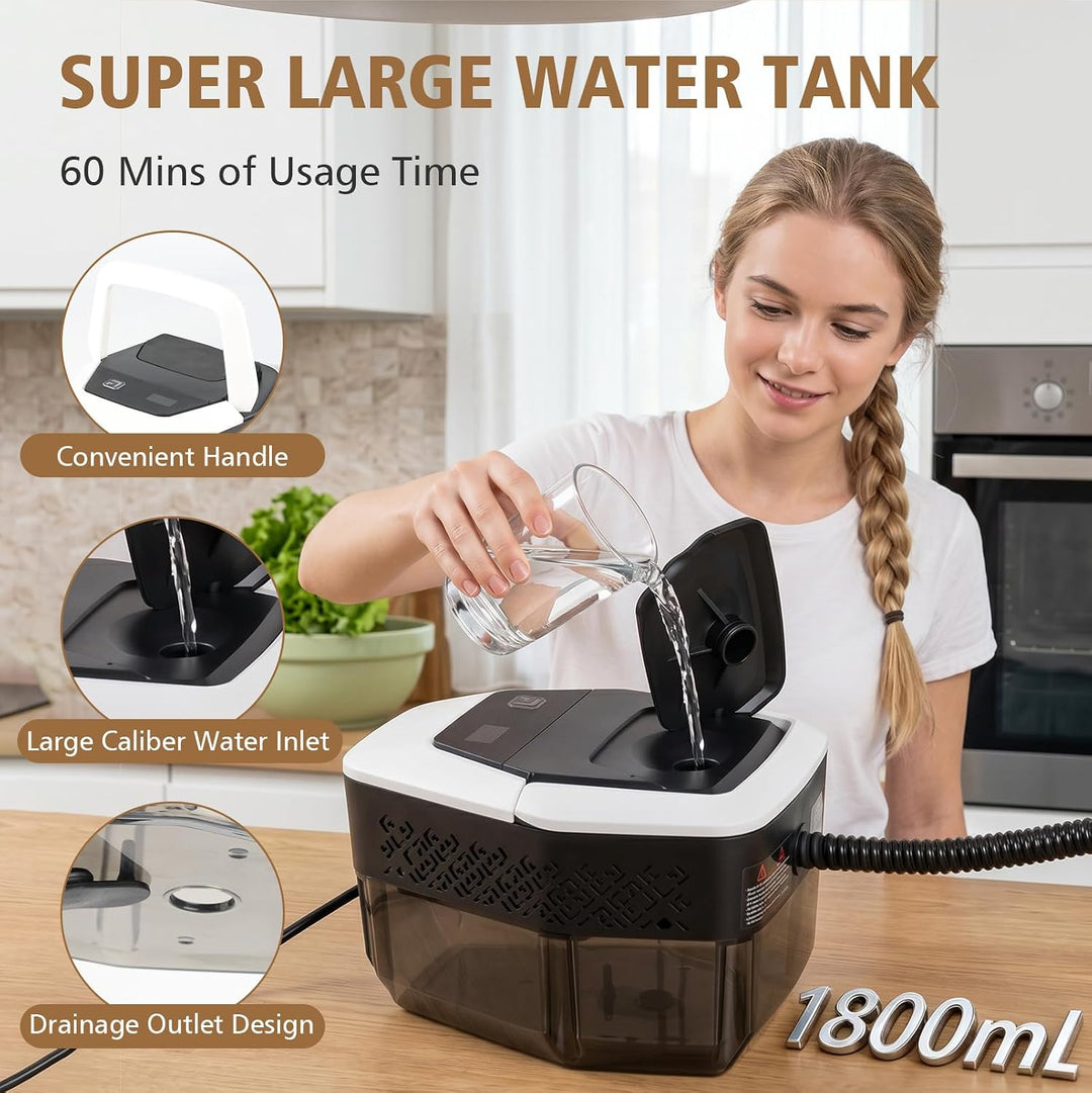 Dampfreiniger 2500W, Dampfdruck 4 bar, Hochdruck Dampfreiniger Handgerät