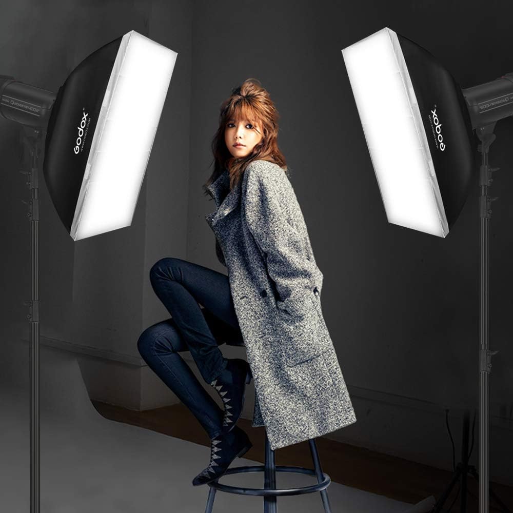 GODOX Softbox 80cm X 120cm Rechteckige Softbox Studioleuchte Diffusor Bowens Softboxen Fotografie St