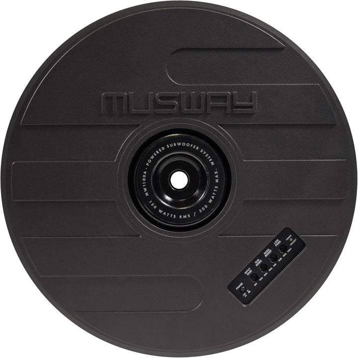 Musway MW1100A - 28 cm (11 Zoll) Aktiv-Reserverad Subwoofer