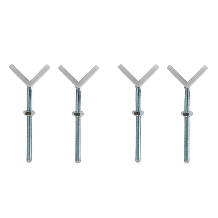 Hauck Y Spindel zur Befestigung von Kindergitter and Treppengeländern, 11 cm Gewindelänge / 10 cm Du