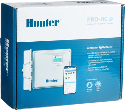 Hunter PHC1201 controller, 12 Stationen Beregnungscomputer, Weiss, 23.00 x 25.00 x 10.00 cm PHC-12 S