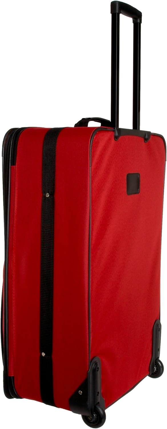 Rockland Luggage Journey Softside aufrechtes Set, rot, Einheitsgrösse, Journey Softside Gepäck-Set E