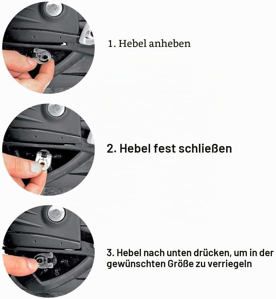 Roces Kinder Schlittschuhe MCK II F Grössenverstellbar 36-40 WHITE BLACK, 36-40 WHITE BLACK