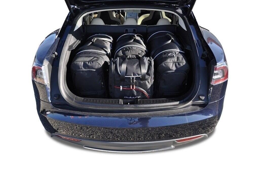 KJUST Dedizierte Reisetaschen 4 stk kompatibel mit TESLA MODEL S EV I 2012-2016