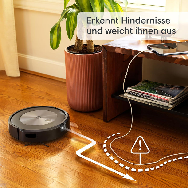 iRobot Roomba Combo j5+ (j5576) Saug- und Wischroboter, autom. Absaugstation, Kartierung, PrecisionV