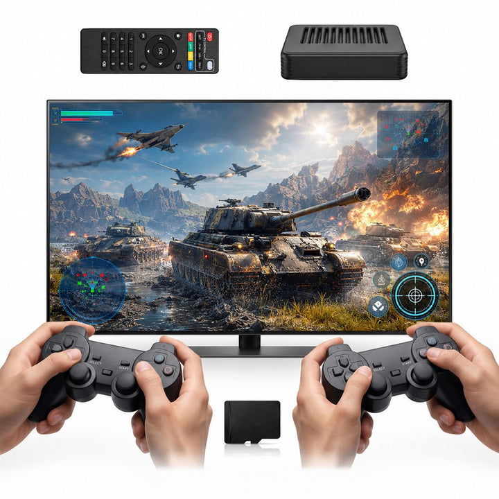 Whatsko Retro Konsole (256G), Video Konsole, Heim-Arcade-System, Super Konsole, Plug and Play, 4k HD