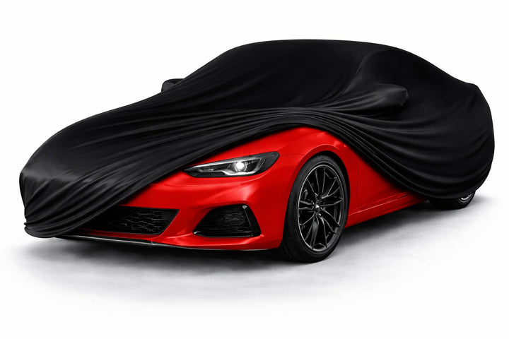 Car-e-Cover© Indoor Car Cover - Premium Autoabdeckung Perfect Stretch – Formanpassende, atmungsaktiv