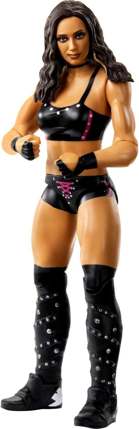 WWE Jacy Jayne Basic Actionfigur, 10 Gelenkpunkte & lebensechte Details, 15,2 cm grosses Sammlerstüc