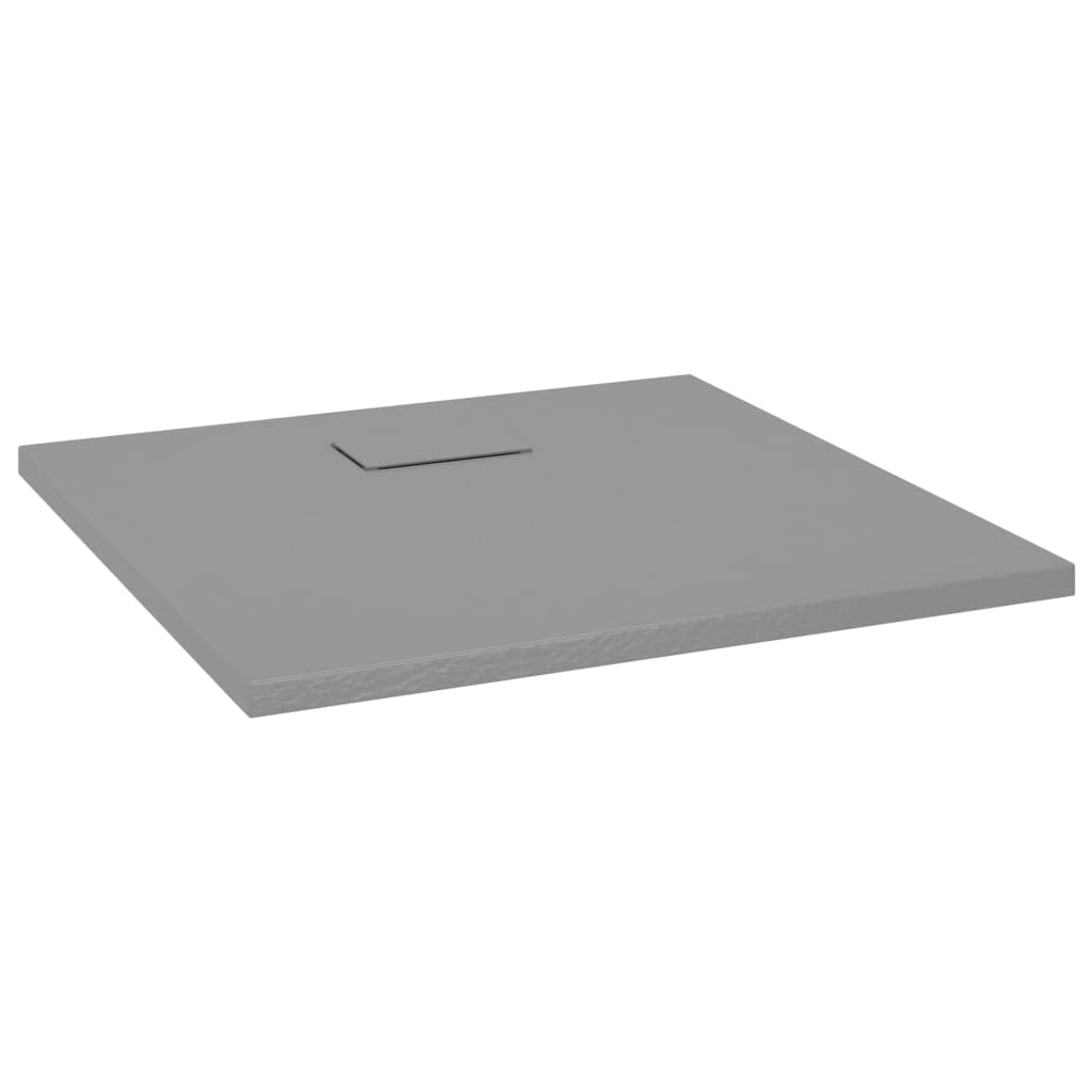 vidaXL Duschwanne SMC Grau 90x90cm