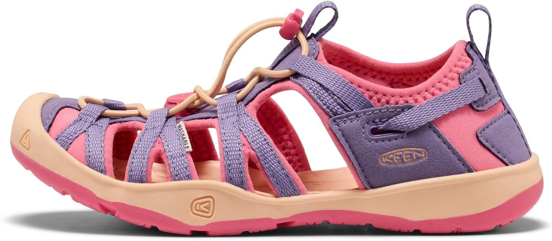 Keen SEACAMP II CNX T-RAVEN/YELLOW 1010094 Unisex-Kinder Sandalen 24 EU Lila Dunst Rosa Limonade, 24