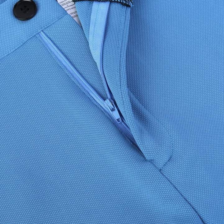 Allthemen Herren Anzughose mit Stretchkomfort Slim Fit Anzug Straight Hose für Business XL Hellblau,