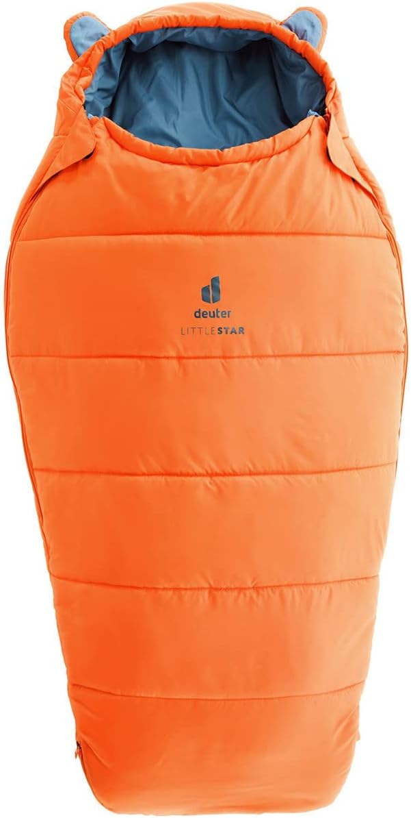 Deuter Kinder Schlafsack Little Star 3720021 saffron-slateblue Left Zip, saffron-slateblue Left Zip