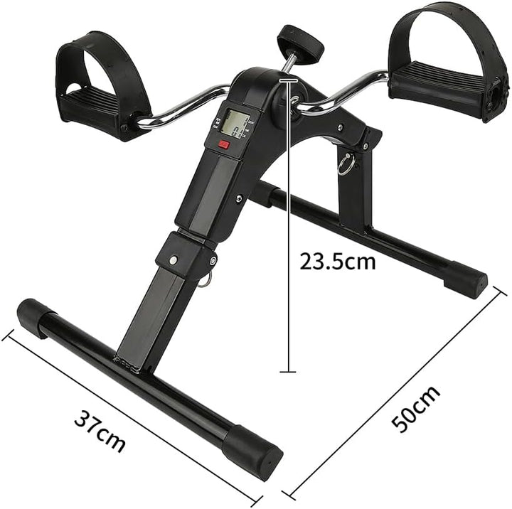 Supfine Mini Heimtrainer, Faltbarer Arm- und Beintrainer mit LCD-Display, 50x37x23.5cm, Verstellbare