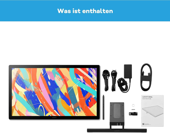 Wacom Cintiq 24 (2025 Edition) – 2.5K Grafik-Stiftdisplay mit Wacom Pro Pen 3, verstellbarem Ständer