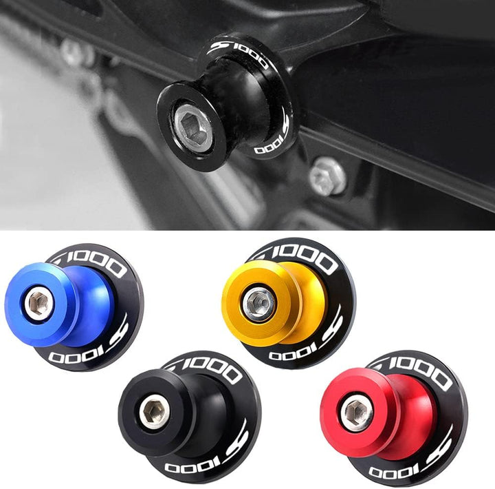 2pcs Montageständer Racingadapter M8*1,5 Bobbins CNC Ständeraufnahme Für S1000R S1000RR S1000XR S100