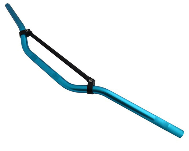 Motorrad Lenker Für Trail Motocross Streetfighter Scrambler Verspannt - 22mm 7/8" - blau & schwarz,