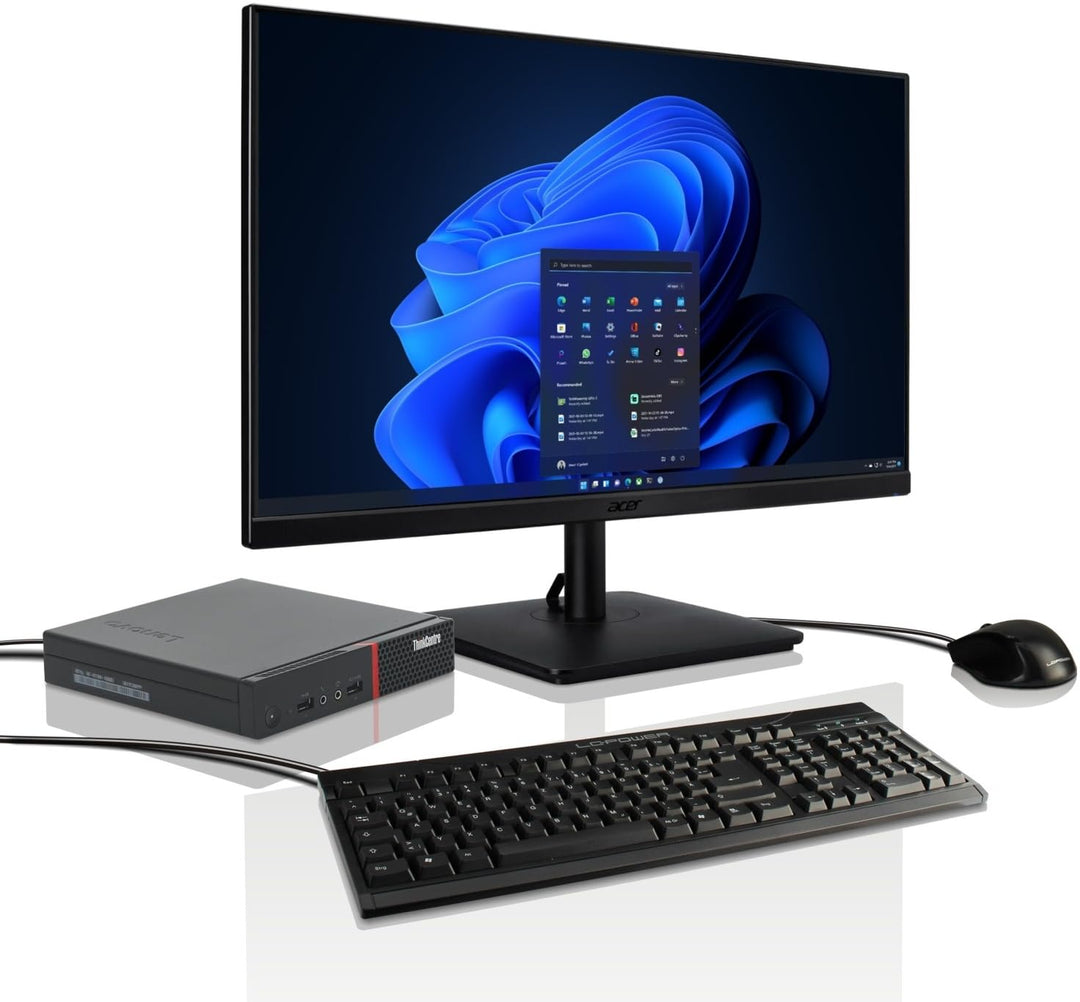 All-in-One Paket Lenovo 24-Zoll Ryzen3 Quad-Core Computer mit 3 Jahren Garantie! Ryzen3 2200GE 4x3.6