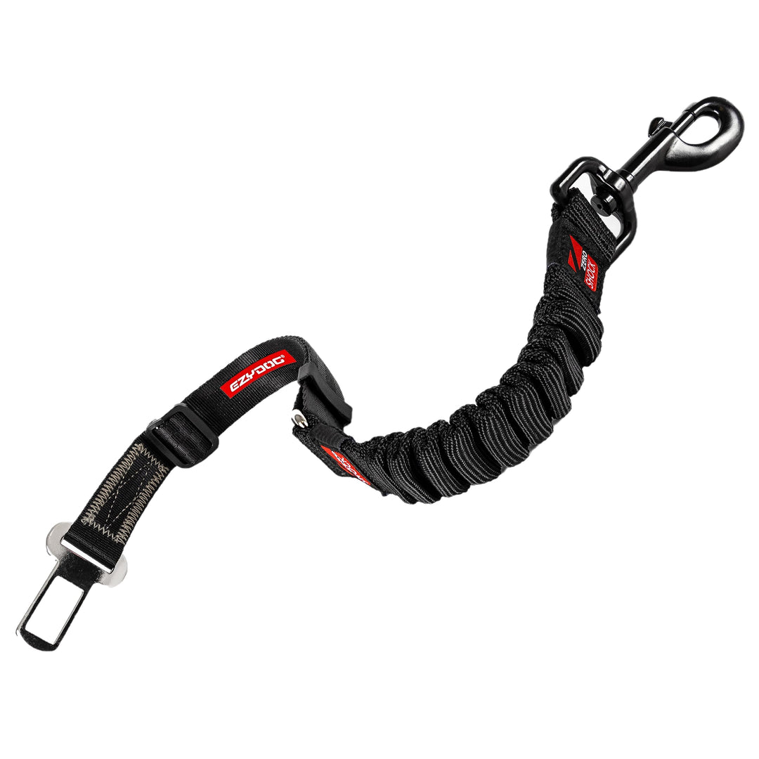 EzyDog Anschnallgurt Hund Auto – Click Zero Shock Hundeanschnaller mit Stossdämpfer, verstellbar, ko