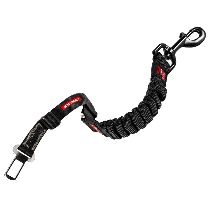 EzyDog Anschnallgurt Hund Auto – Click Zero Shock Hundeanschnaller mit Stossdämpfer, verstellbar, ko