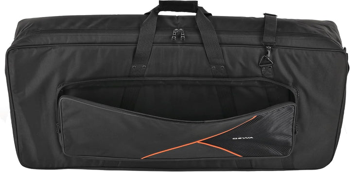 Keyboard Gig-Bag Premium, 108 x 45 x 18 cm, mit Notentasche, schwarz, reiss- und wasserfest