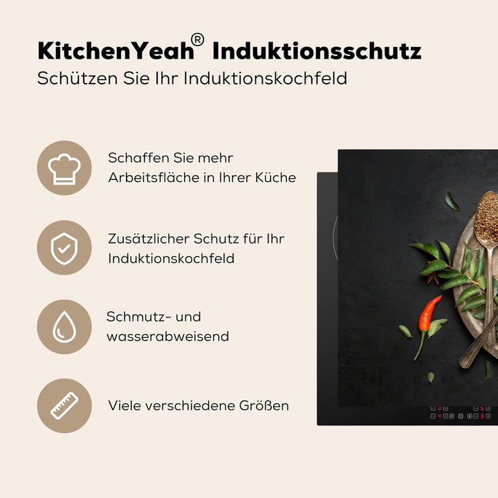 KitchenYeah© Herdabdeckplatte Einteilig Küche Ceranfeld Abdeckplatte Cerankochfeld Abdeckung Indukti