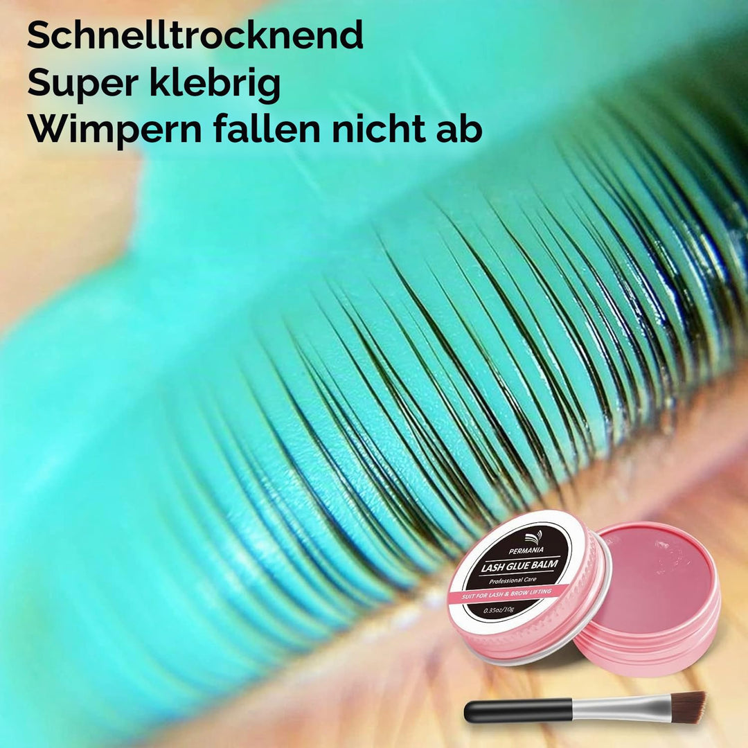 PERMANIA Wimpernlifting Set, Lash Lifting Set, Augenbrauen Lifting Set, Wimpernlifting-Kleber mit Ro
