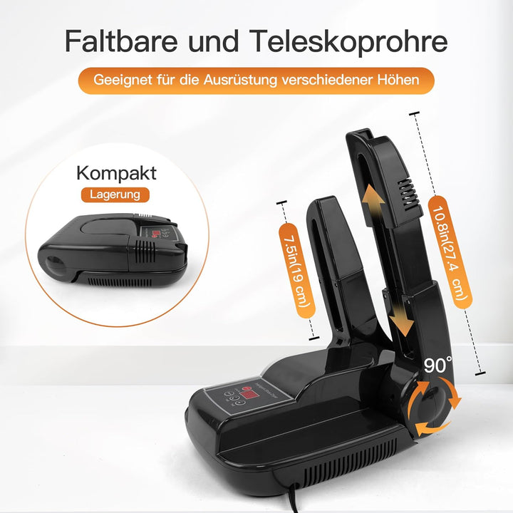 Stiefel und Schuhe Trockner, Handschuhtrockner, Schuhtrockner fussballschuhe Elektrisch, Tragbares E