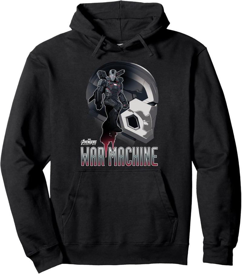 Marvel Infinity War War Machine Head Profile Pullover Hoodie