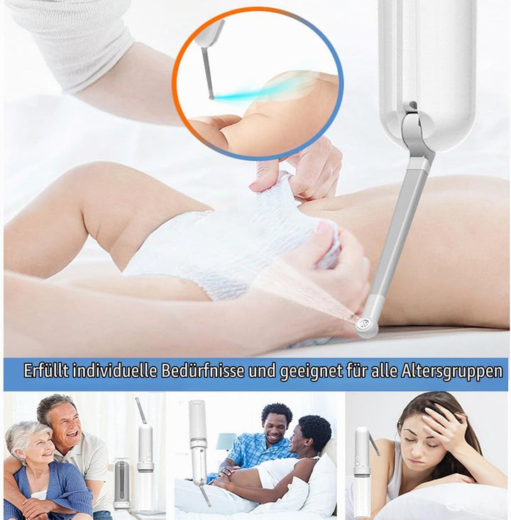 Reise Bidetflasche, tragbares Bidet-Sprühgerät, Hand-Bidet Elektrisches Bidet Wiederaufladbar, Stufe