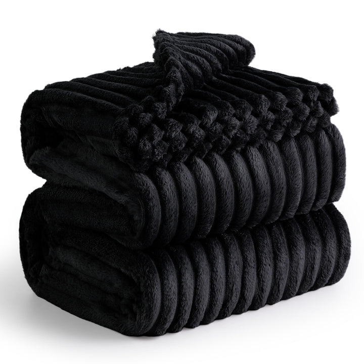 BEDSURE Kuscheldecke für Zimmer Deko - Wolldecke & Fleecedecke, Sofadecke, Weiche Warme Grobe Kordde