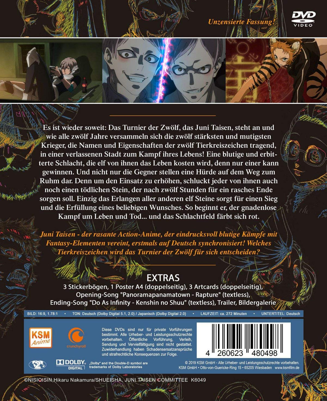 Juni Taisen - Gesamtedition: Episode 01-12 [3 DVDs], DVD