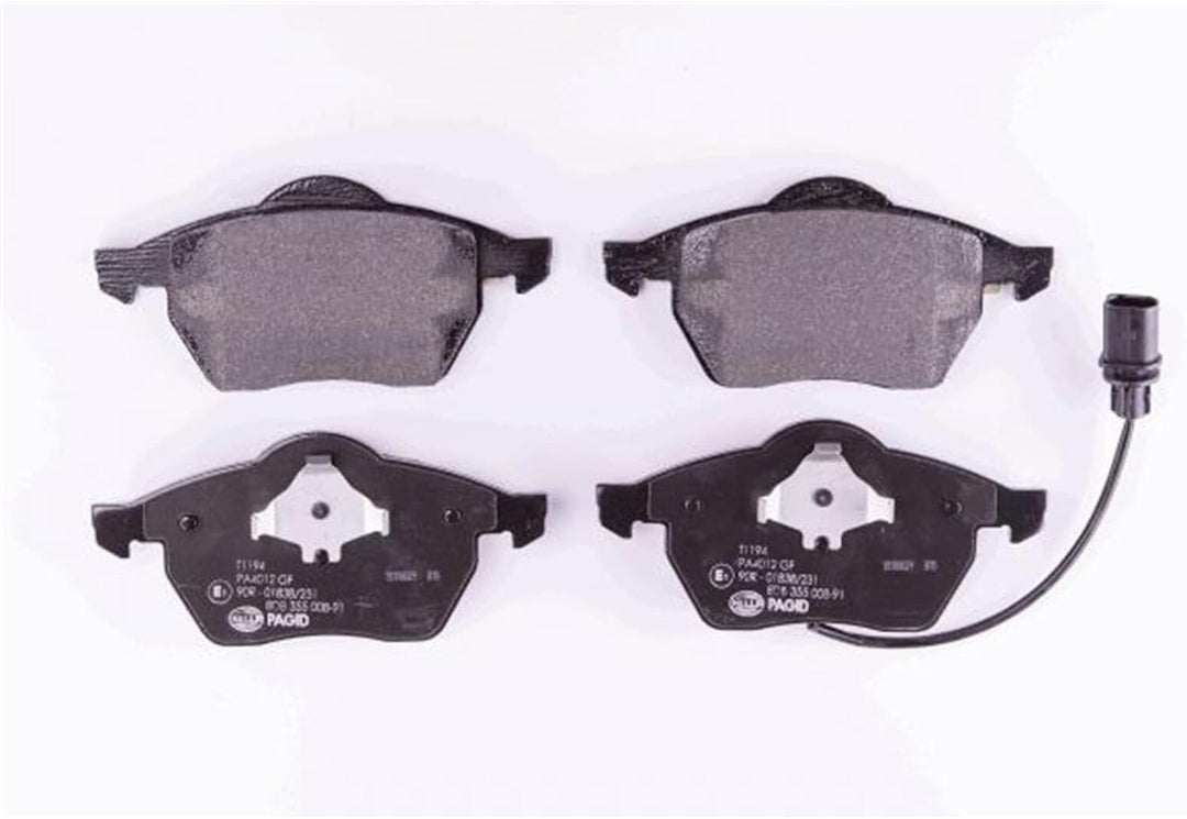 HELLA PAGID 8DB 355 008-911 Bremsbelagsatz - T1194 - Dicke/Stärke: 20.6mm - Bremssystem: Teves - mit