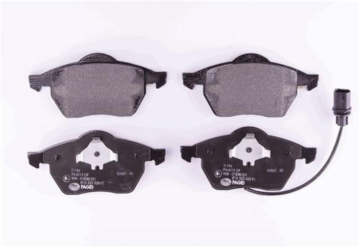 HELLA PAGID 8DB 355 008-911 Bremsbelagsatz - T1194 - Dicke/Stärke: 20.6mm - Bremssystem: Teves - mit