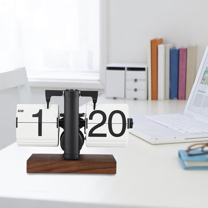 ciciglow Digitale Klappuhr, 12 Stunden, Einseitige Digitale Klappuhr, Automatische Retro-mechanische