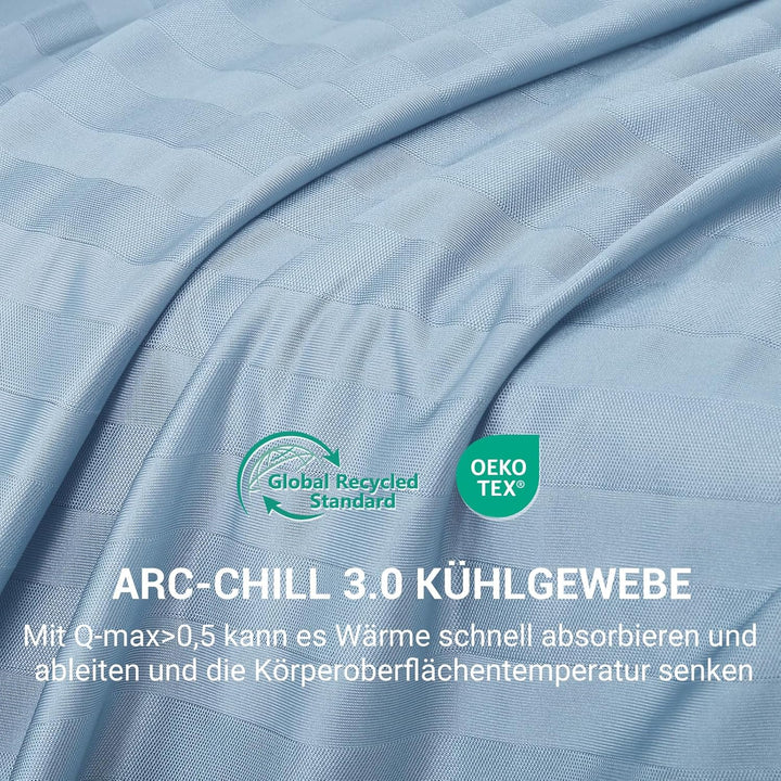 Elegear Kühldecke Sommerdecke - Japanische Arc-Chill 3.0 Kühlfasern Q-Max>0,5 doppelseitige Selbstkü