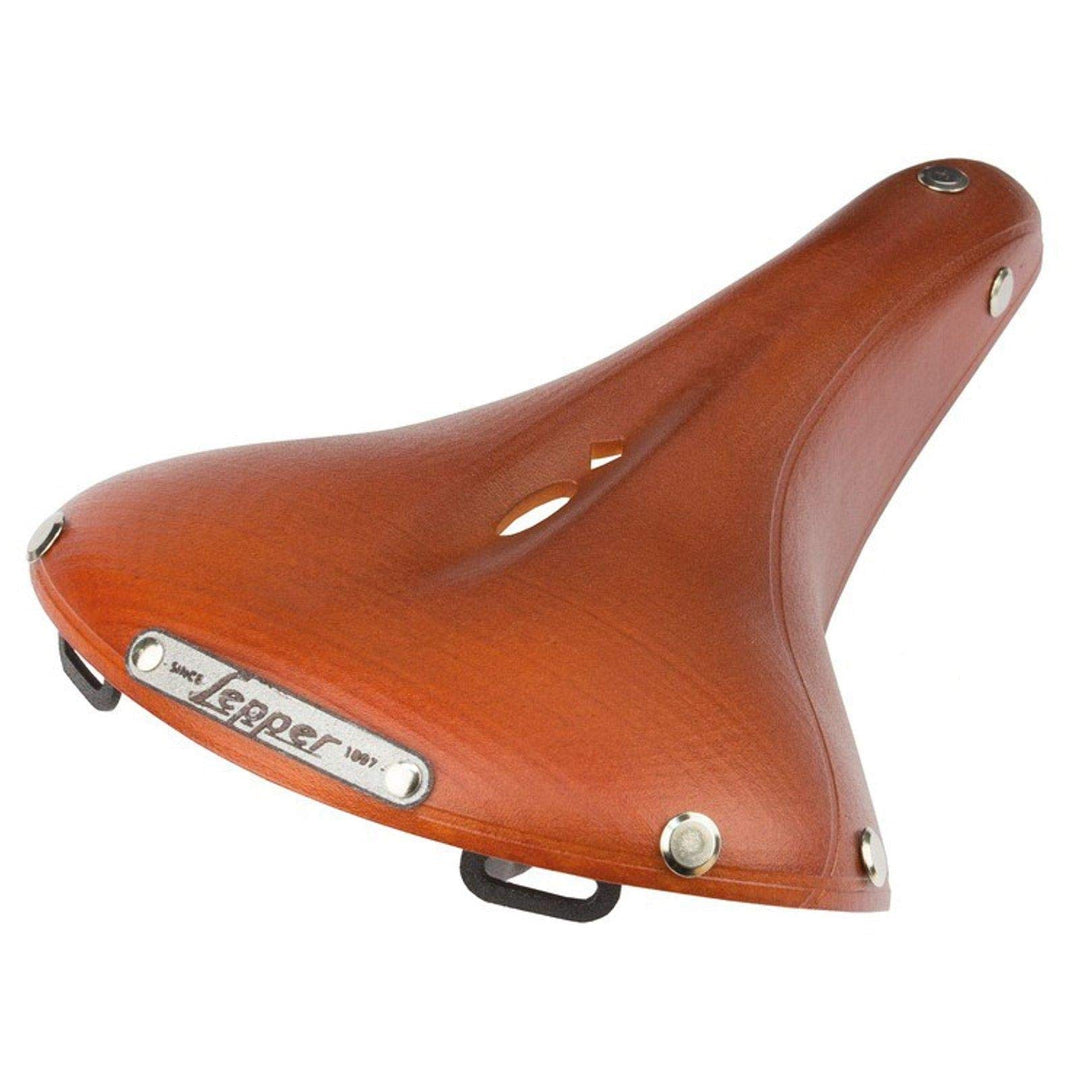 Lepper Unisex – Erwachsene Tourer Authentic Line Sattel Einheitsgrösse Honig, Einheitsgrösse Honig