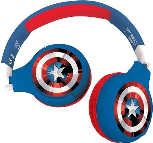 Lexibook - Avengers - 2 in 1 Bluetooth Foldable Headphones (HPBT010AV) The Avengers, The Avengers
