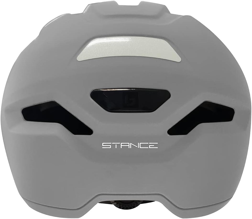 Bollé - Stance Cross, Bike Helmet, Urban Bike Helmet, Mountainbike Helmet, Visor Helmet Grey M, Grey