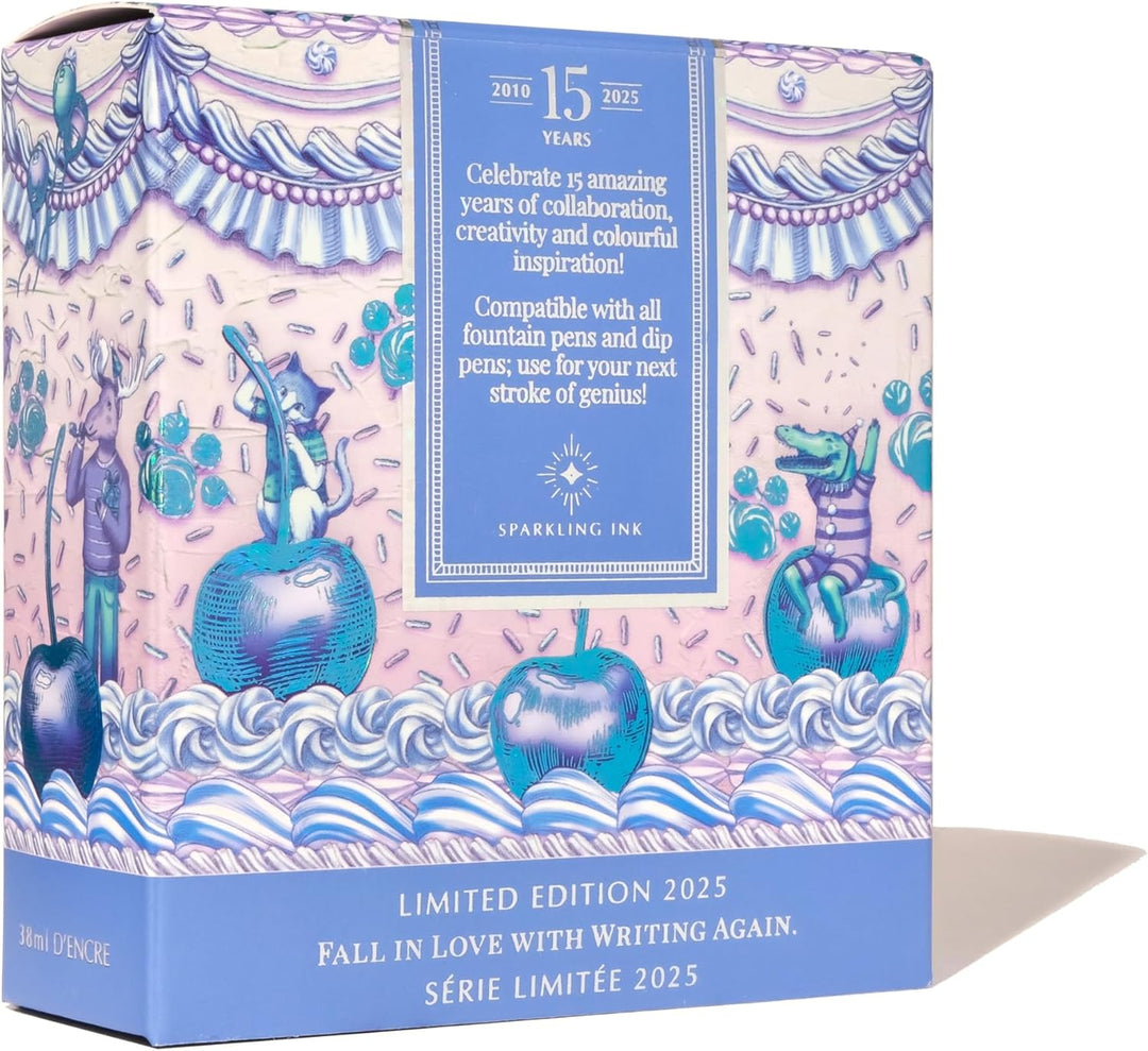 Ferris Wheel Press Ink, Everyday Ink Collection, Limited Edition 2025, Cobalt Blue with Duochrome Pi