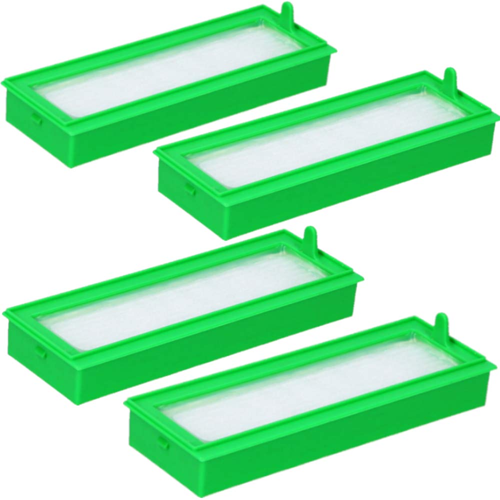 McFilter I 4x HEPA-Filter geeignet für Vorwerk VR300, VR200 Kobold Saugroboter, Filter Feinfilter Al